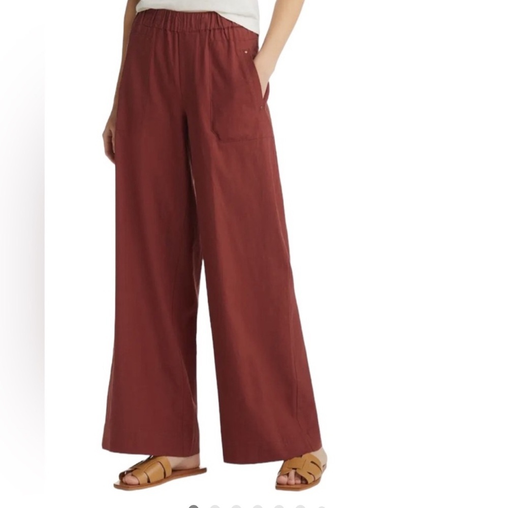 NWT Wit and Wisdom Wide Leg Linen Blend Pants